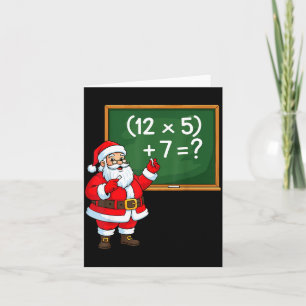 67 Leraar Kerstman Santa Zes Zeven Meme Brainrot Kaart