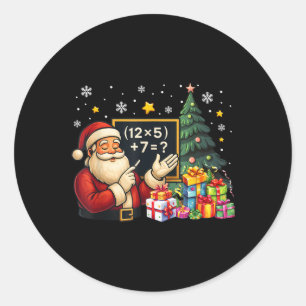 67 Leraar Sinterklaas Kerstmis Zes Zeven Meme Brai Ronde Sticker