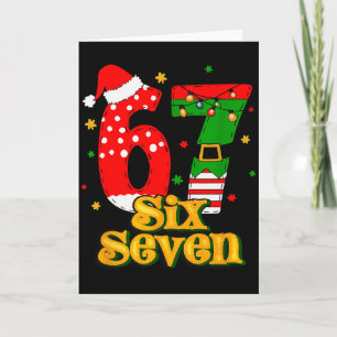 67 Mas Meme Kerststok Zes Zeven Kinderen Mannen Vr Kaart