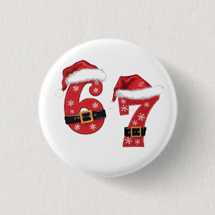 67 Mason Laten we een zandkerstmis krijgen 67 Meme Ronde Button 3,2 Cm
