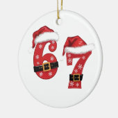 67 Mason Let's Get Sandy Christmas 67 Meme Funny Keramisch Ornament (Links)