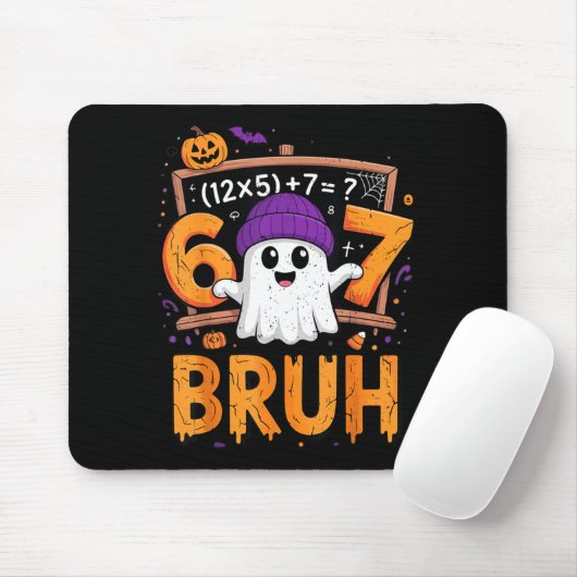 67 Math Teacher Halloween Costume Mathematics Math Muismat (Met muis)