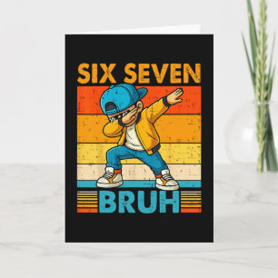 67 Meme 6 7 Dabbing Boys Zes Zeven Bruh Kids Gen A Kaart