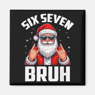 67 Meme 6 7 Grappige Kerstman Santa Rock On Zes Ze Magneet