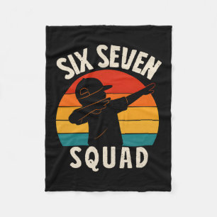 67 Meme 6 7 Nummers Dabbing Six Seven Squad Grappi Fleece Deken