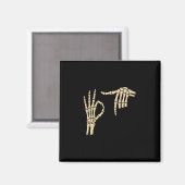 67 Meme 6 7 Skeleton Halloween Six Seven Gen Alpha Magneet (Voorkant / Achterkant)