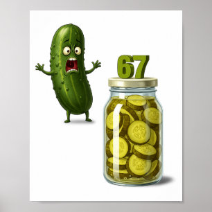 67 Meme Augurk Verrassing Een Pot Gesneden Augurke Poster