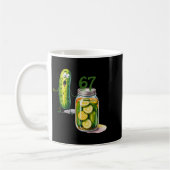 67 Meme Augurk Verrassing Een Pot Met Gesneden Aug Koffiemok (Links)