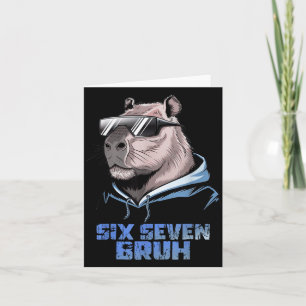 67 Meme Capibara Grappig Zes Zeven Bruh Capibara V Kaart