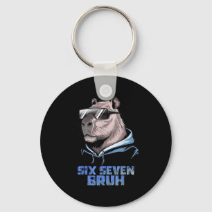 67 Meme Capybara Grappige Zes Zeven Bruh Capybara  Sleutelhanger