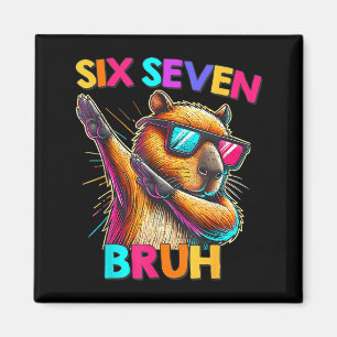 67 Meme Capybara Zes Zeven Bruh Capybara Kinderen Magneet