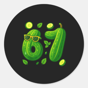 67 Meme Ckle Grappig Zes Zeven Cuber 6 7 Gen Alpha Ronde Sticker