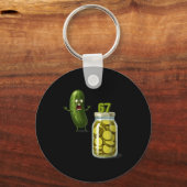 67 Meme Ckle Surprise A Jar Of Sliced Ckles Cuber Sleutelhanger (Voorkant)