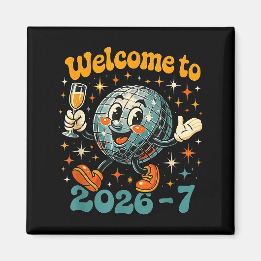 67 Meme Countdown Happy New Year Funny Drip Number Magneet (Voorkant)