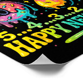 67 Meme Countdown Happy New Year Funny Drip Number Poster (Hoek)