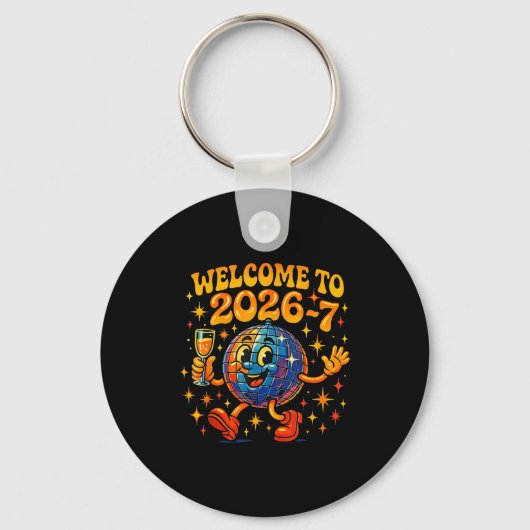 67 Meme Countdown Happy New Year Funny Drip Number Sleutelhanger (Voorkant)