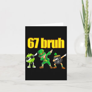 67 meme dabbing kabouter klaverblad gouden pot st kaart