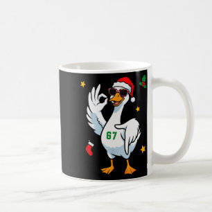 67 Meme Dwaze Gans 6 7 Grappige Zes Zeven Kerstmis Koffiemok