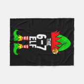 67 Meme Elf Christmas Matching Family 6-7 Brainrot Fleece Deken (Voorkant (Horizontaal))