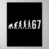 67 Meme Evolution Of Man  Poster (Voorkant)