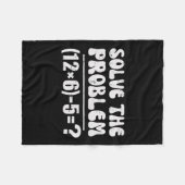 67 Meme Funny Pemdas Elementary Math Teacher Six S Fleece Deken (Voorkant (Horizontaal))