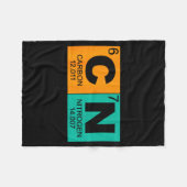 67 Meme Funny Science Teacher Periodic Table Retro Fleece Deken (Voorkant (Horizontaal))