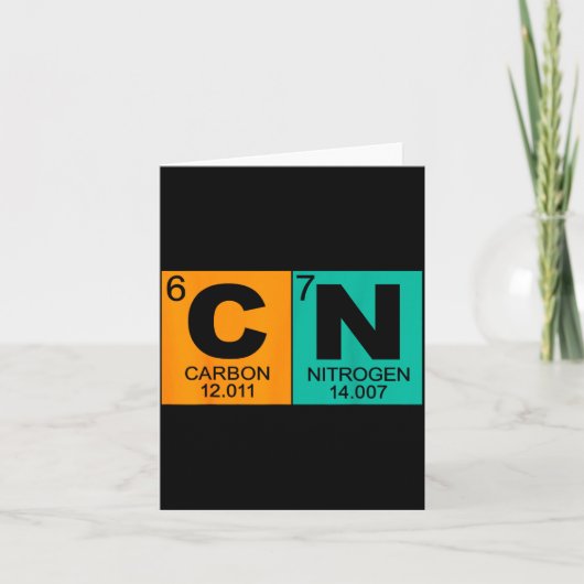 67 Meme Funny Science Teacher Periodic Table Retro Kaart (Voorkant)