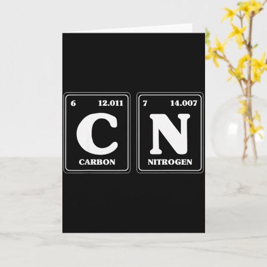 67 Meme Funny Teacher Science Periodic Table Retro Kaart (Gele Bloem)