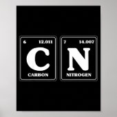 67 Meme Funny Teacher Science Periodic Table Retro Poster (Voorkant)