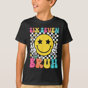 67 Meme Gen Alpha Slang 6 7 Zes Zeven Bruh Grappig T-shirt