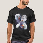 67 Meme Goose Howling At The Moon Funny Six Seven T-shirt (Voorkant)
