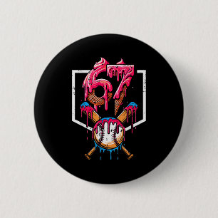 67 Meme Grappig 6 7 Mannen Vrouwen Kinderen Jeugd  Ronde Button 5,7 Cm