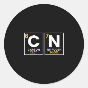 67 Meme Grappige Chemie Wetenschap Leraar Periodie Ronde Sticker
