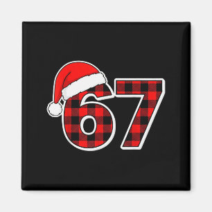 67 Meme Grappige Kerst Rood Geruit Xmas Pyjama Sla Magneet