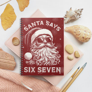 67 Meme Grappige Kerstman Zegt Zes Zeven Kerstmis Notitieboek