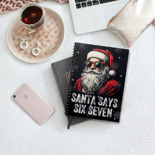 67 Meme Grappige Kerstman Zegt Zes Zeven Kerstmis Notitieboek