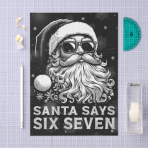 67 Meme Grappige Kerstman Zegt Zes Zeven Kerstmis Tissuepapier