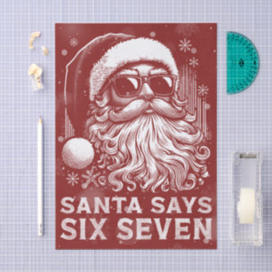 67 Meme Grappige Kerstman Zegt Zes Zeven Kerstmis Tissuepapier