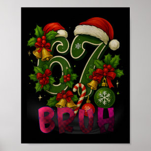 67 Meme Grappige Kerstmis Rode Geruite Xmas Pyjama Poster