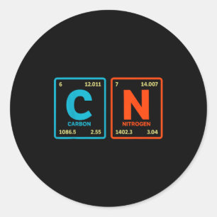 67 Meme Grappige Leraar Wetenschap Periodiek Syste Ronde Sticker