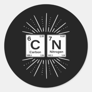 67 Meme Grappige Wetenschap Scheikunde Nerds Humor Ronde Sticker