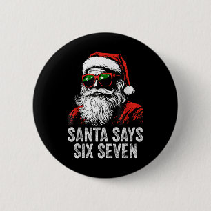 67 Meme Grappige Zes Zeven Kerstmis 6-7 Meme Kerst Ronde Button 5,7 Cm