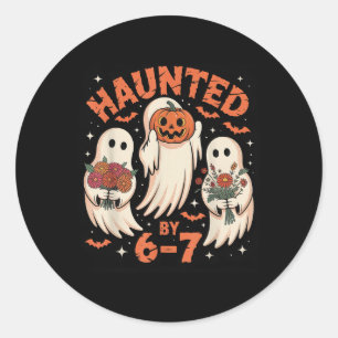 67 Meme Halloween Geest Ronde Sticker