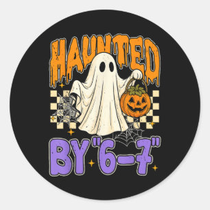 67 Meme Halloween Geestig- Grappige Geest En Pompo Ronde Sticker