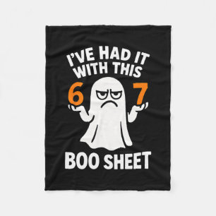 67 Meme Halloween Kostuum 6 7 Grappige Boo Vel Zes Fleece Deken