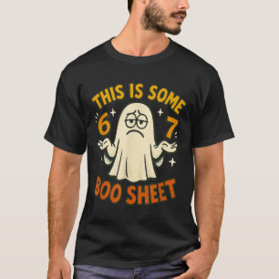 67 Meme Halloween Kostuum 6 7 Grappige Boo Vel Zes T-shirt