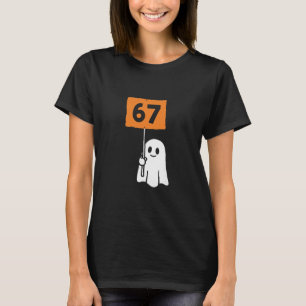 67 Meme Humor 6-7 Grappig Zes Zeven Halloween T-shirt
