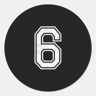 67 Meme Humor Voorkant 6 Byck 7 Matching Kostuum H Ronde Sticker