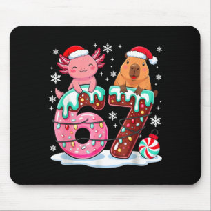 67 Meme Kawaii Axolotl Capybara Kerst Ijs Crea Muismat