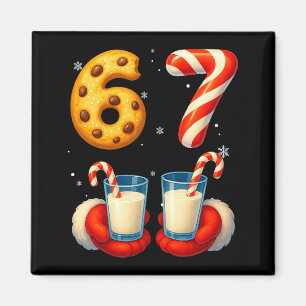 67 Meme Kerst Koekje Candy Cane Grappig Zes Zeven Magneet